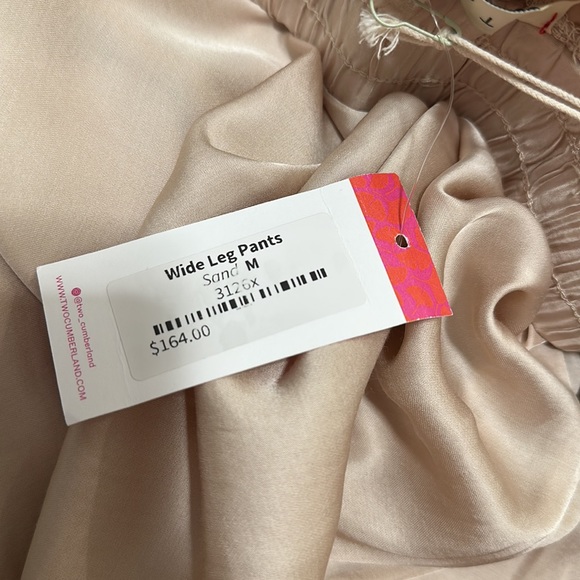 Stark Wide Legged Champagne Pants - Picture 5 of 5